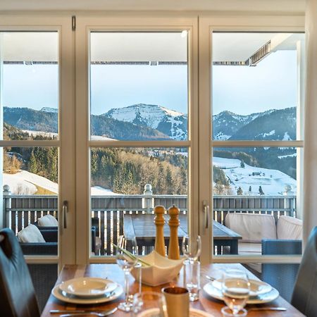 Haus "Bergblick" Ferienwohnung Hochgrat Oberstaufen Mit 2 Schlafzimmer エクステリア 写真