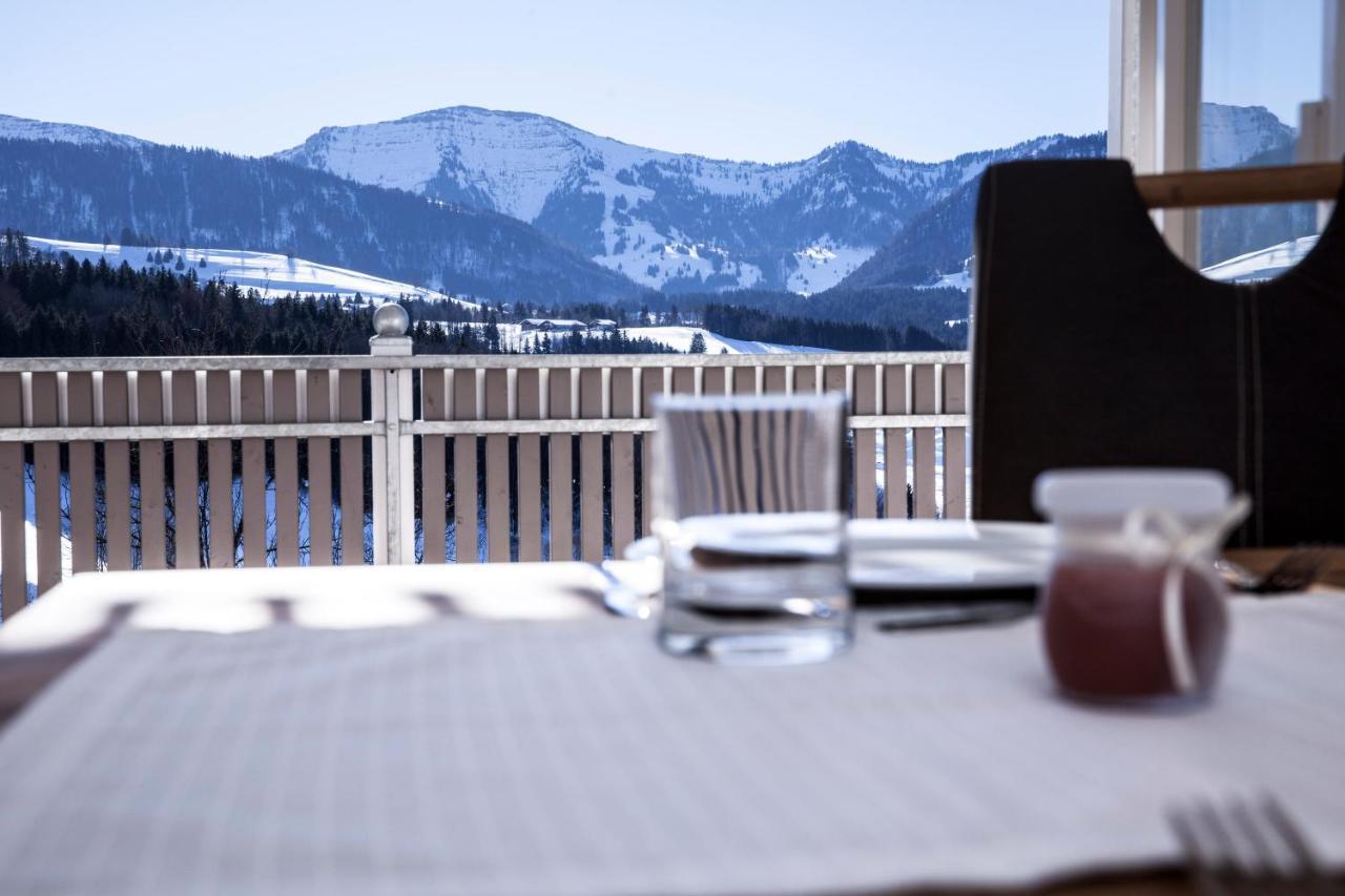 Haus "Bergblick" Ferienwohnung Hochgrat Oberstaufen Mit 2 Schlafzimmer エクステリア 写真